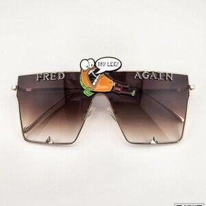 Fred Again Rave Festival Sunglasses Brown Tinted Lens‎